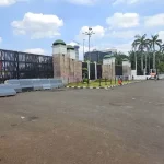 Kompleks DPR Sepi Aktivitas saat Aksi Demonstrasi Buruh Berlangsung