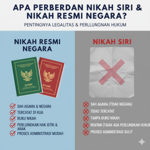 Apa Perbedaan Nikah Siri & Nikah Resmi Negara? Perlindungan Hukum dan Konsekuensinya