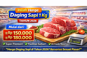 Inilah Harga Daging Sapi 1 Kg Tahun 2026