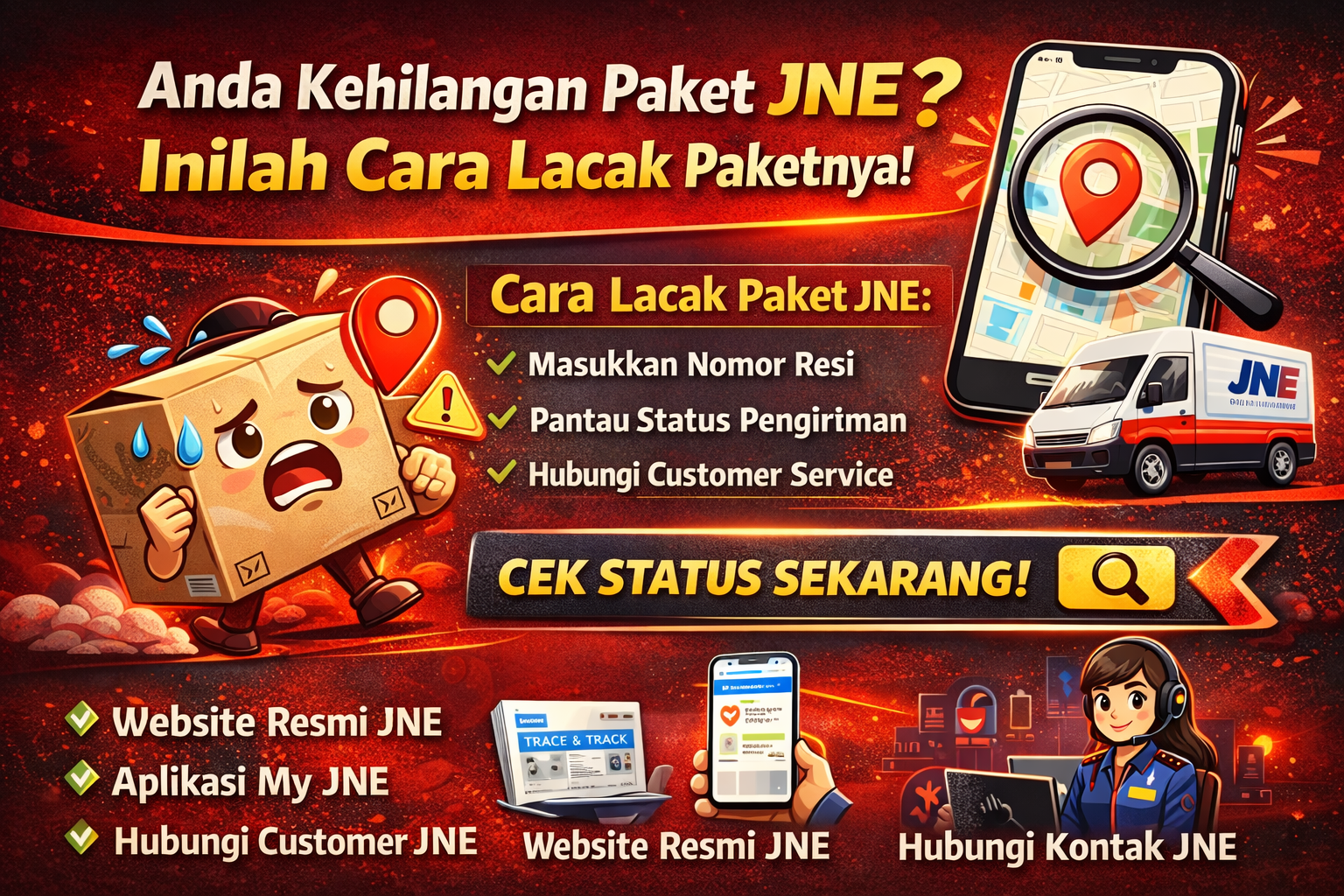 Anda Kehilangan Paket Jne ? Inilah Cara Lacak Paketnya!